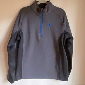 Spyder Core Knit Gray Mens Sweater